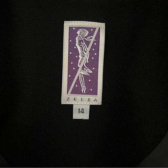 Zelda Purple Label Ruffle Vintage Blouse Cardigan - Picture 7 of 8